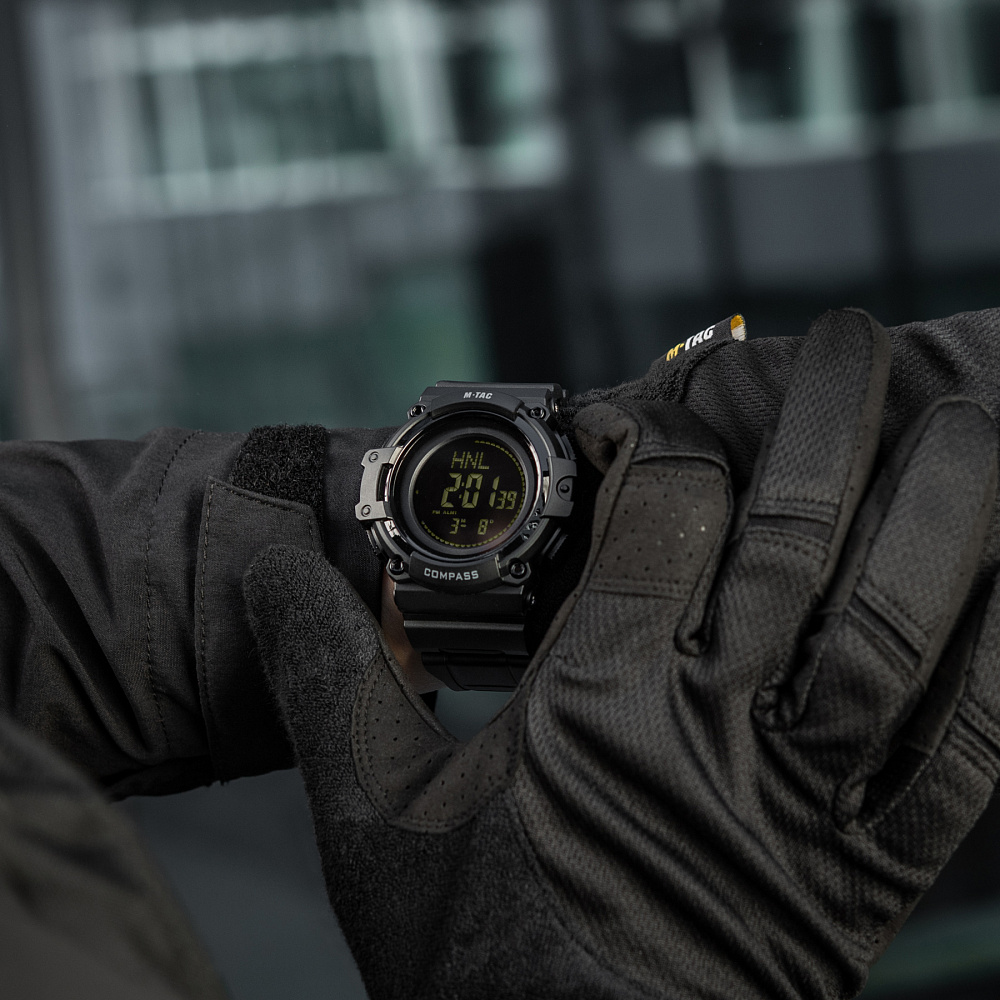 M-Tac годинник тактичний з компасом 2233 Black (50010002)