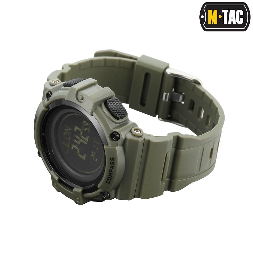 M-Tac годинник тактичний з компасом 2233 Army Green (50010001)