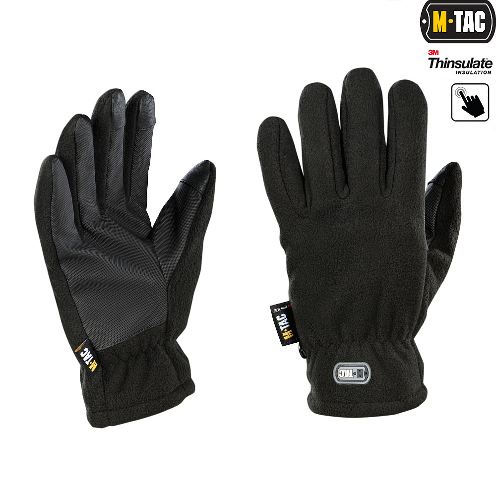 M-Tac M-TAC РУКАВИЧКИ FLEECE THINSULATE BLACK (90309002)