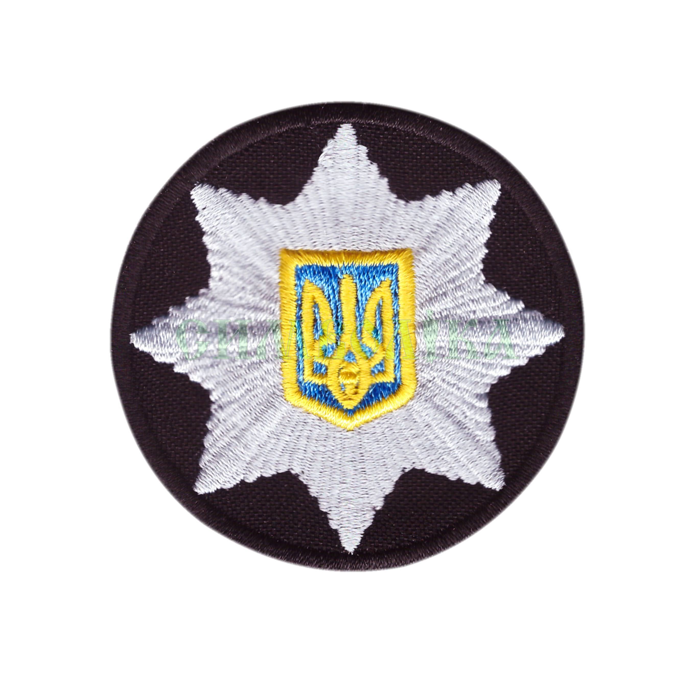 Кокарда Поліція чорна !