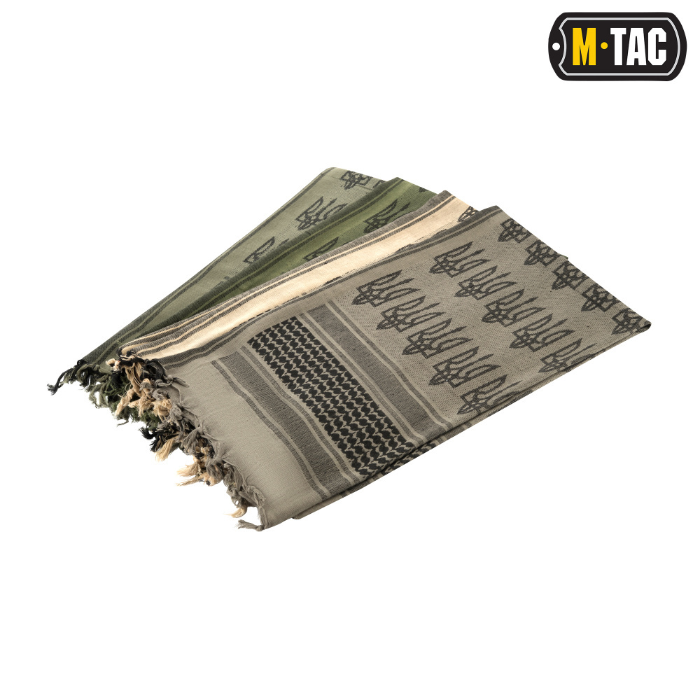 M-TAC ШАРФ ШЕМАГ З ТРИЗУБОМ FOLIAGE GREEN/BLACK (40905007)