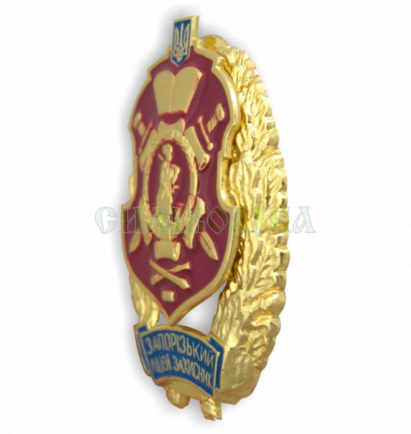 Нагрудний знак Запорізький ліцей захисник