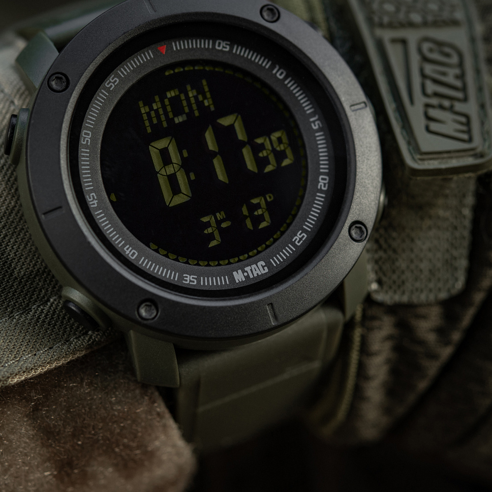 M-Tac годинник тактичний з компасом 2095 Army Green (50009001)