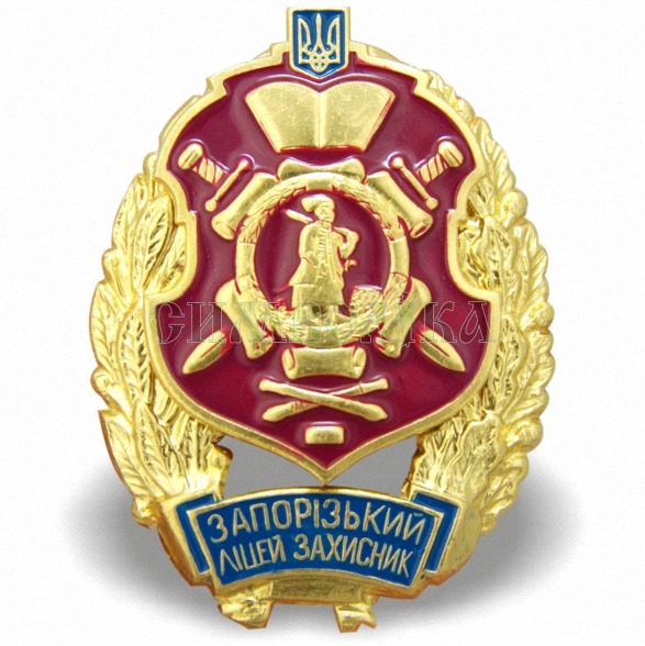 Нагрудний знак Запорізький ліцей захисник