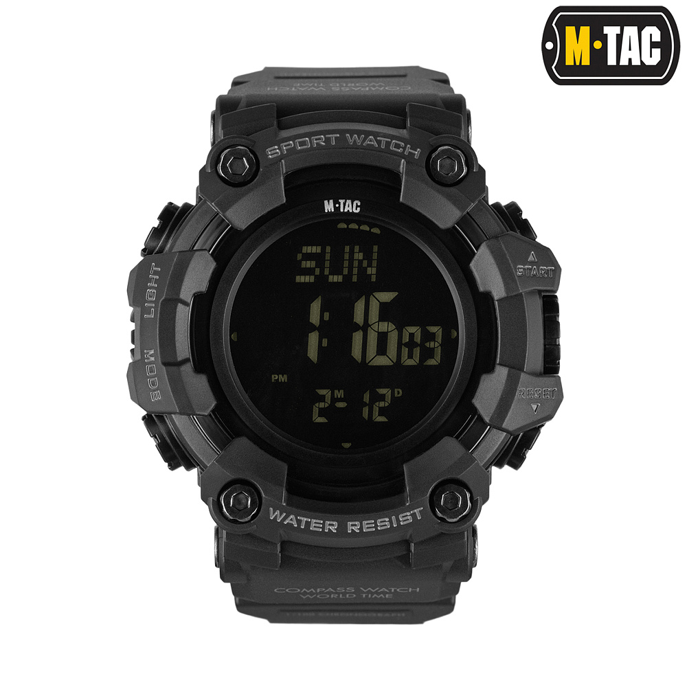 M-Tac годинник тактичний 2037 Black (50007002)