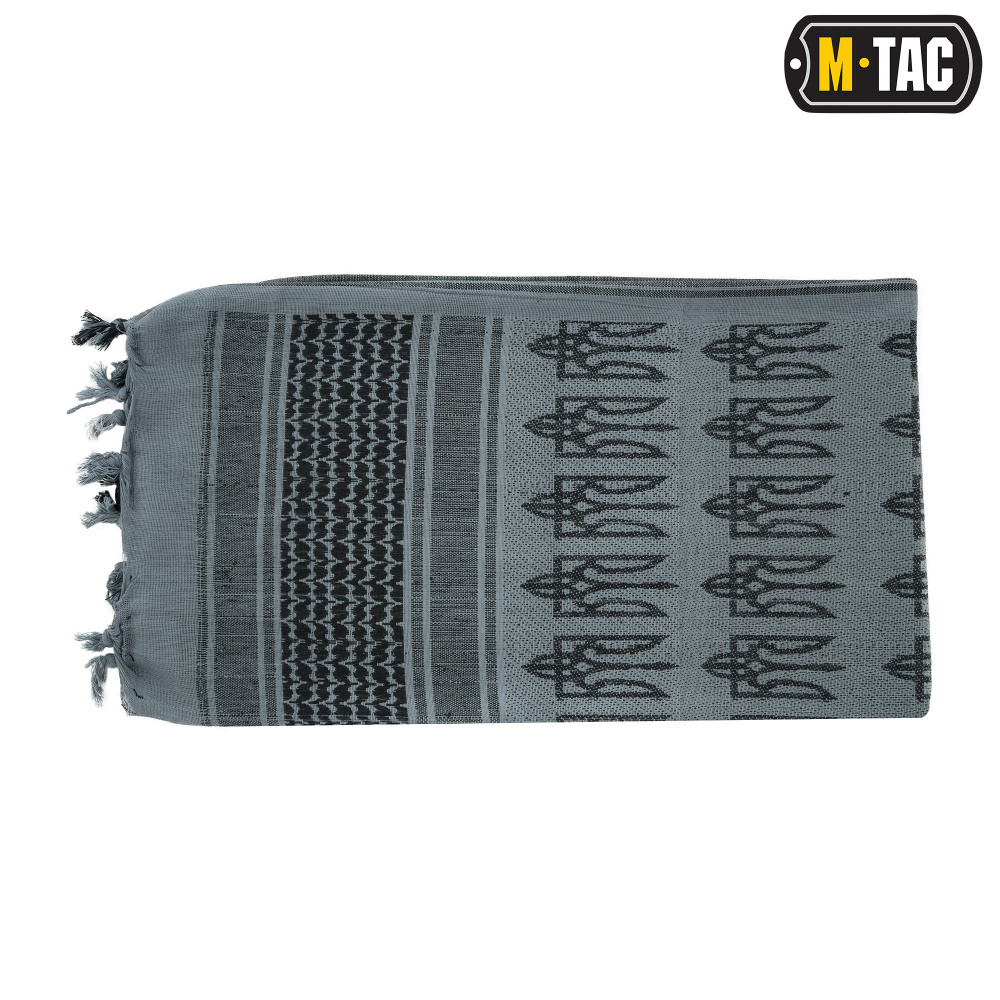 M-Tac M-TAC ШАРФ ШЕМАГ С ТРИЗУБОМ GREY/BLACK (40905011)