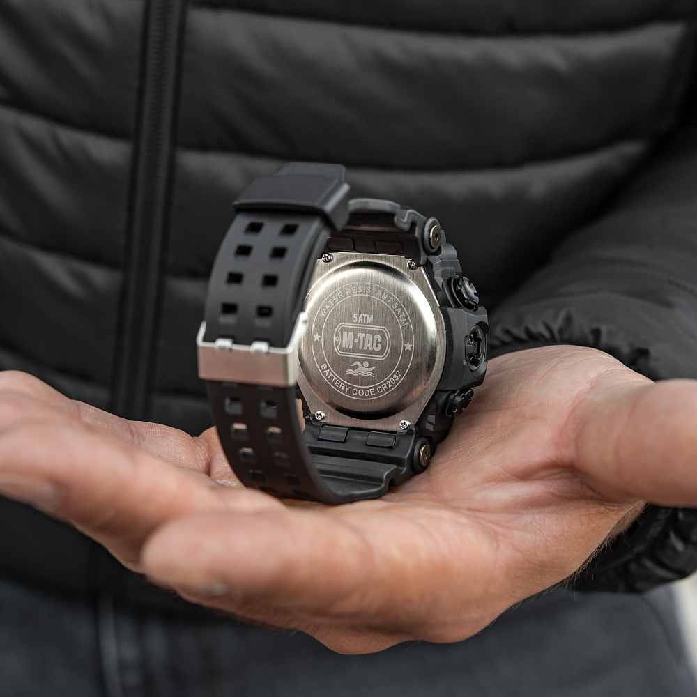 M-Tac годинник тактичний 2037 Black (50007002)