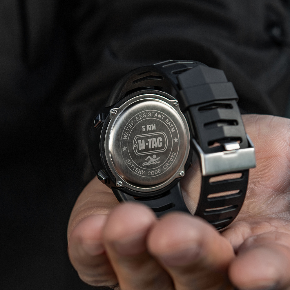 M-Tac годинник тактичний 2147 Black (50011002)