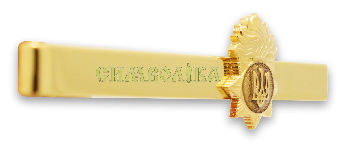 Затискач для краватки Нацгвардії металевий