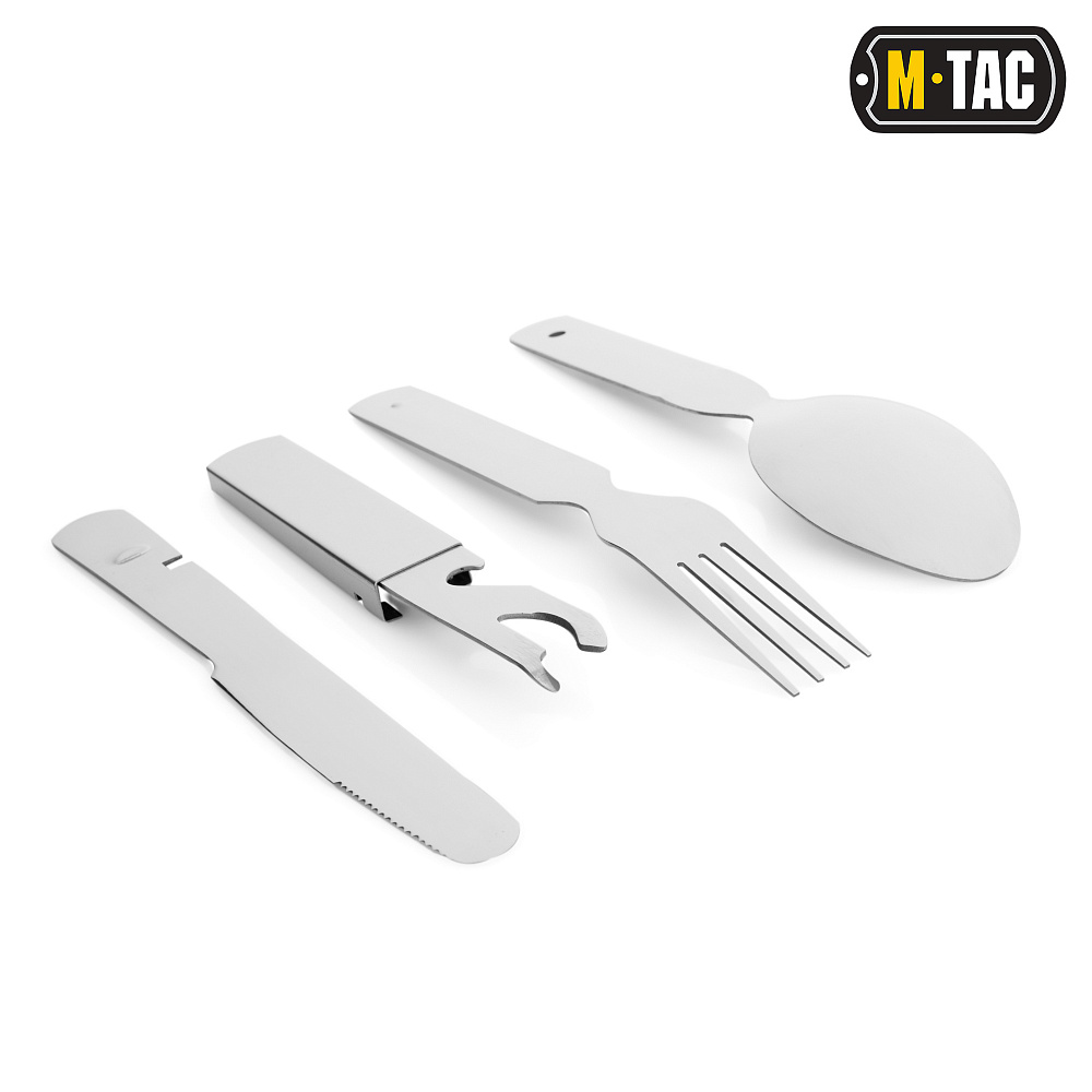 M-Tac столовий набір Large (4 елемента) Steel (60051000)
