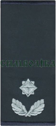 Погон ДСНС Майор/ сірі /липучка - 9х5 см / муфта - 10х5 см !
