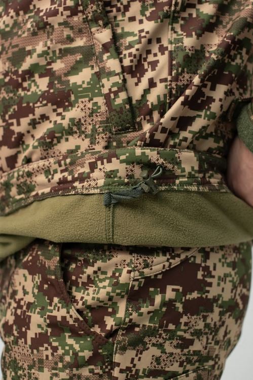 Куртка Демісезонна Soft Shell Хижак НГУ Чоловіча з флісовою підкладкою