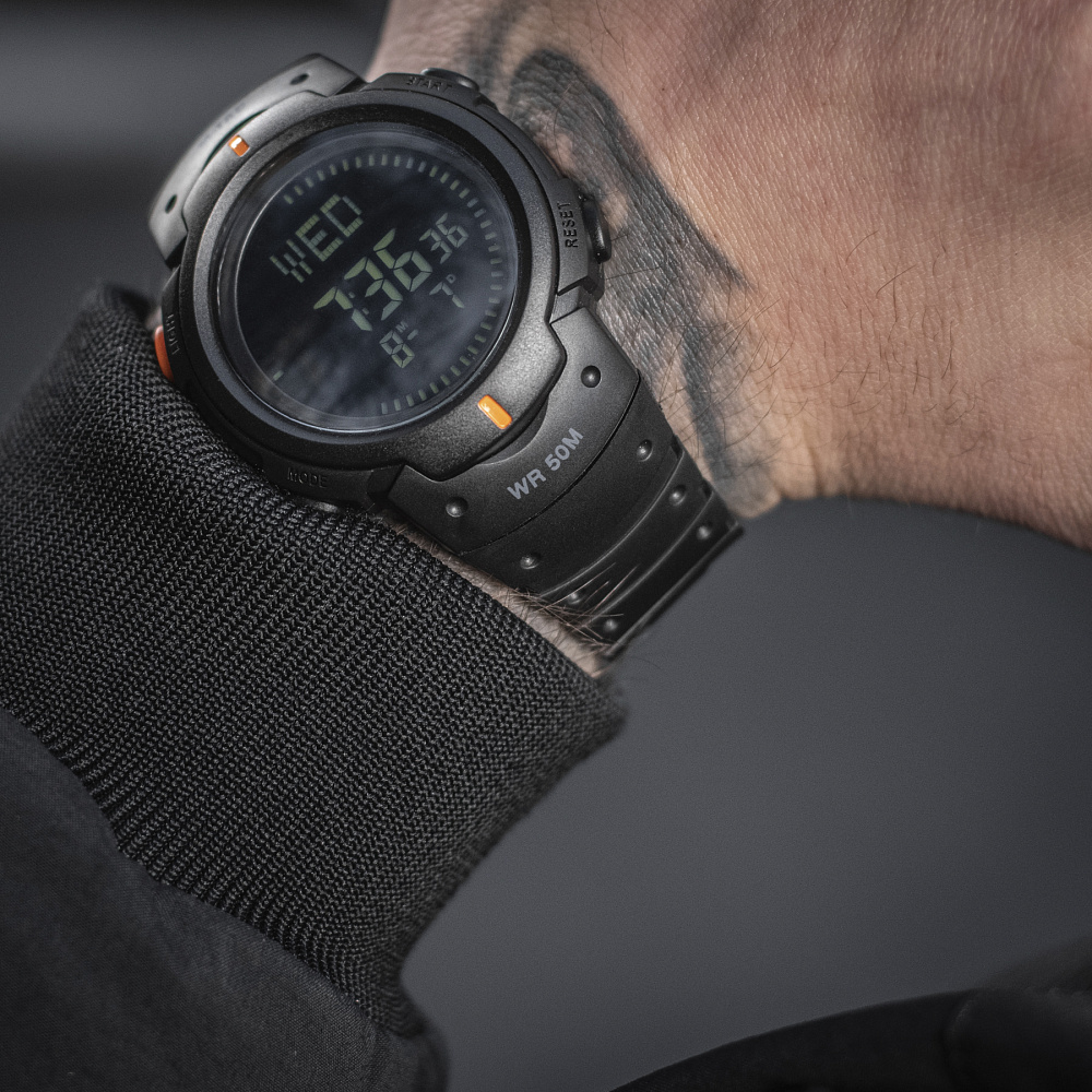 M-Tac годинник тактичний з компасом Black (50003002)