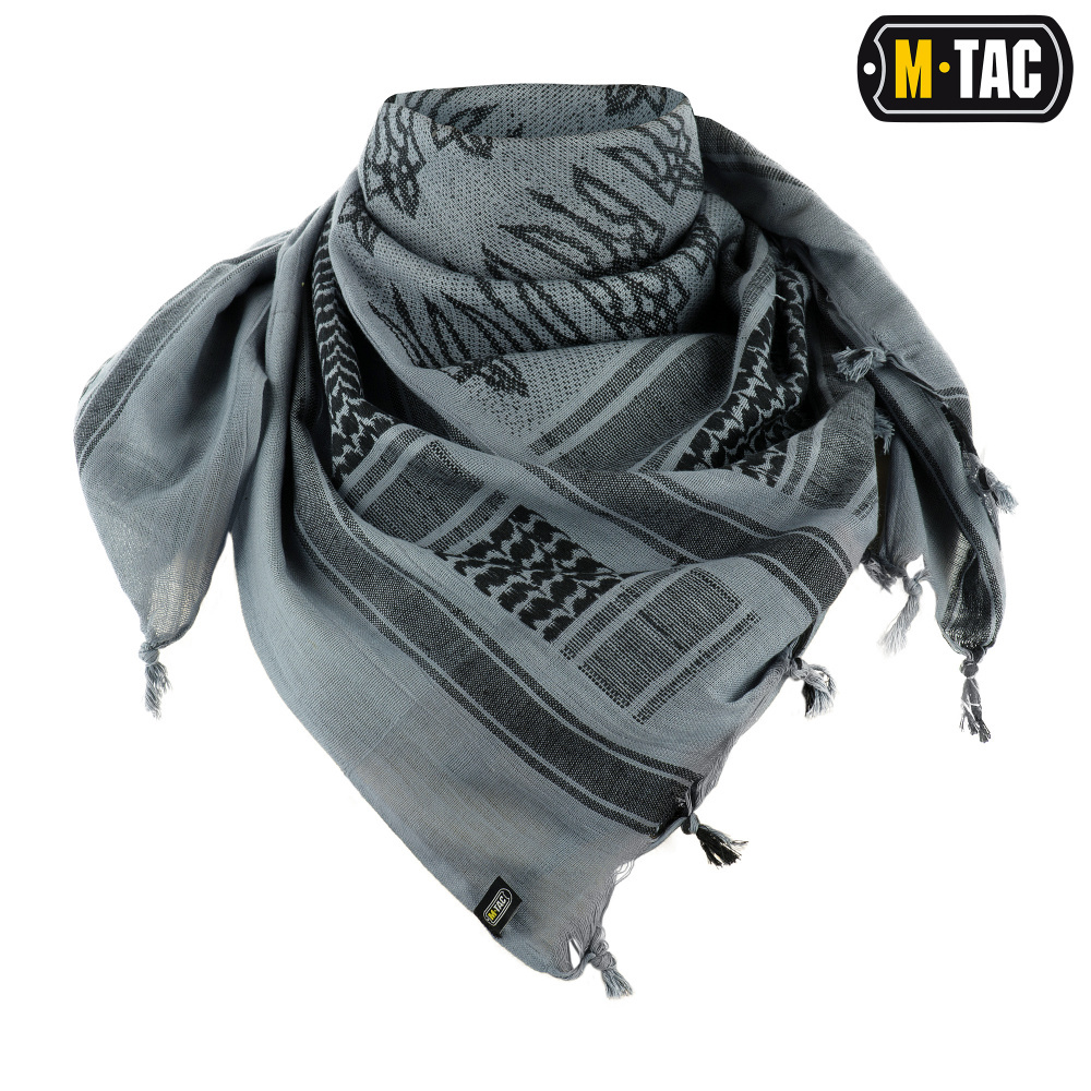 M-Tac M-TAC ШАРФ ШЕМАГ С ТРИЗУБОМ GREY/BLACK (40905011)