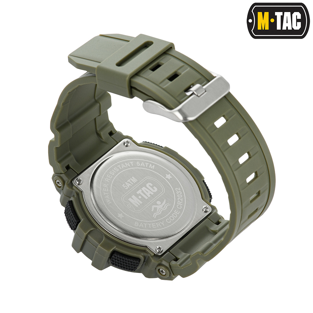 M-Tac годинник тактичний з компасом 2233 Army Green (50010001)