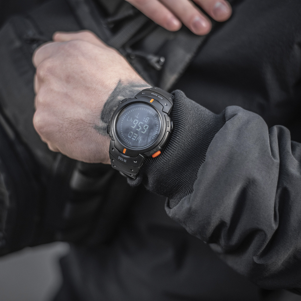 M-Tac годинник тактичний з компасом Black (50003002)