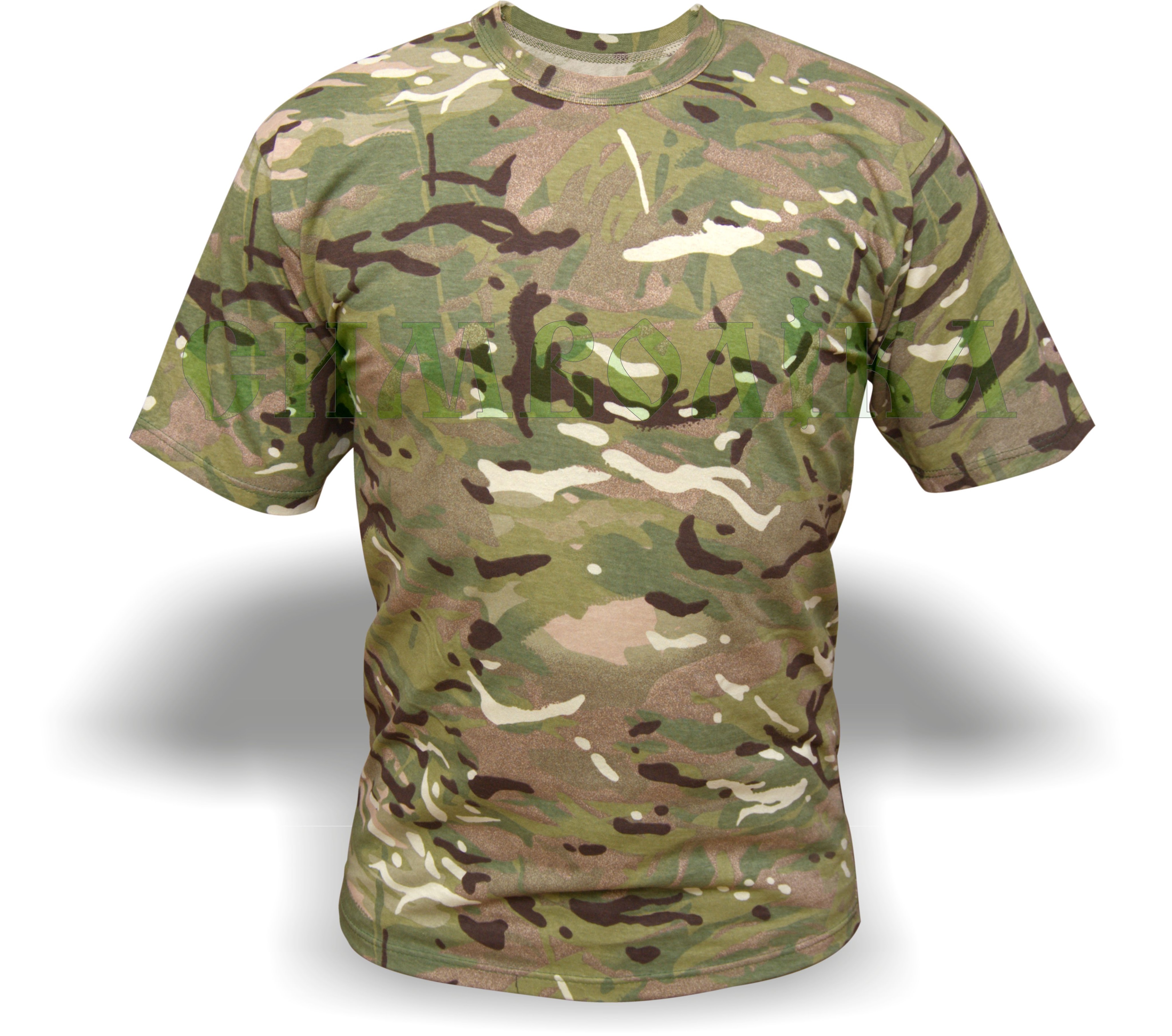 Футболка Military  95% котон+ 5% еластан Multicam