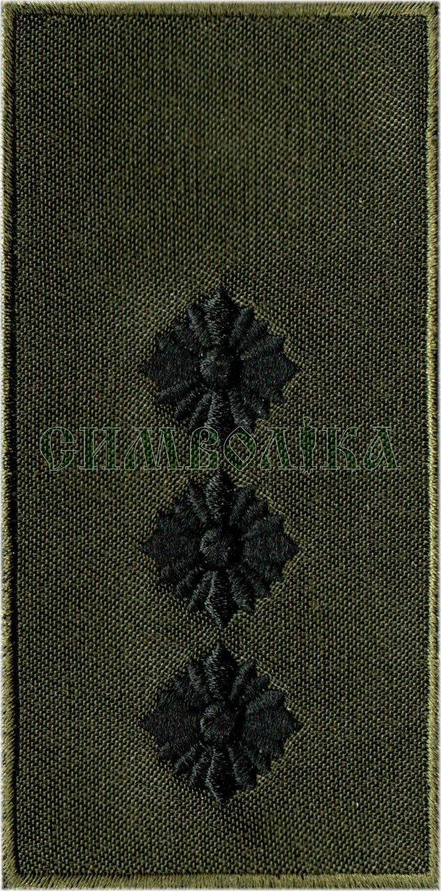 Погон НГ Старший лейтенант /тк.олива/ 10*5см !