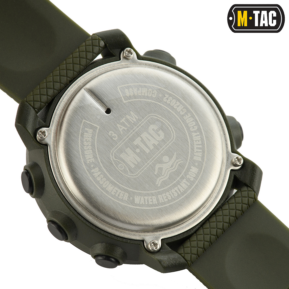 M-Tac годинник тактичний мультифункціональний Olive (50004001)