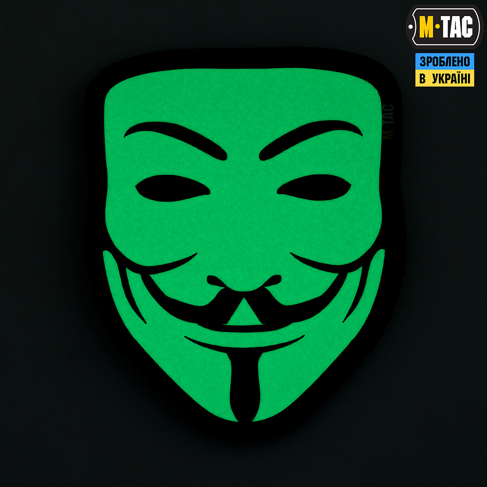 M-Tac нашивка Anonymous Black/GID (51313299)