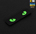 M-Tac нашивка Cat Eyes Laser Cut Black/Green/GID (51507002)