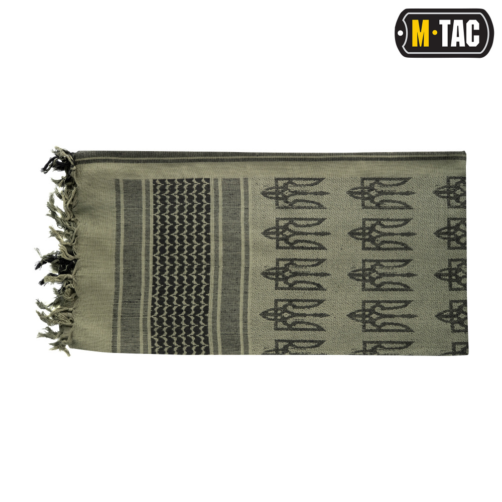 M-TAC ШАРФ ШЕМАГ З ТРИЗУБОМ FOLIAGE GREEN/BLACK (40905007)