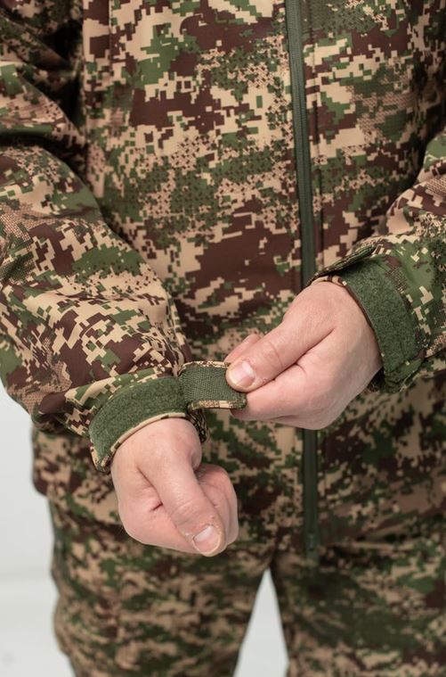 Куртка Демісезонна Soft Shell Хижак НГУ Чоловіча з флісовою підкладкою