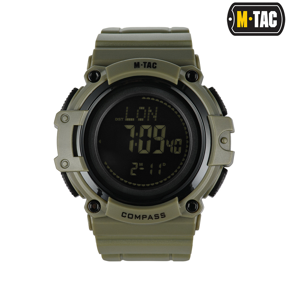 M-Tac годинник тактичний з компасом 2233 Army Green (50010001)
