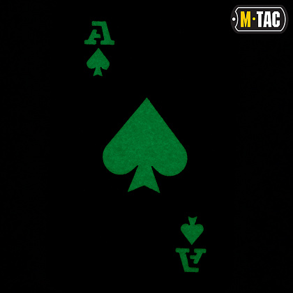 M-Tac нашивка Ace of Spades Laser Cut Black/GID (51109299)