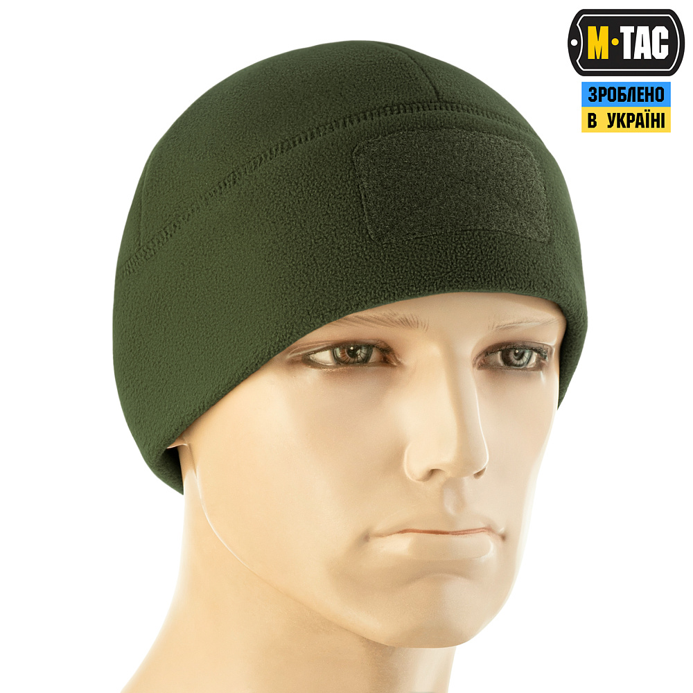 M-Tac шапка Watch Cap Elite фліс (320г/м2) з липучкою Army Olive (40029062)