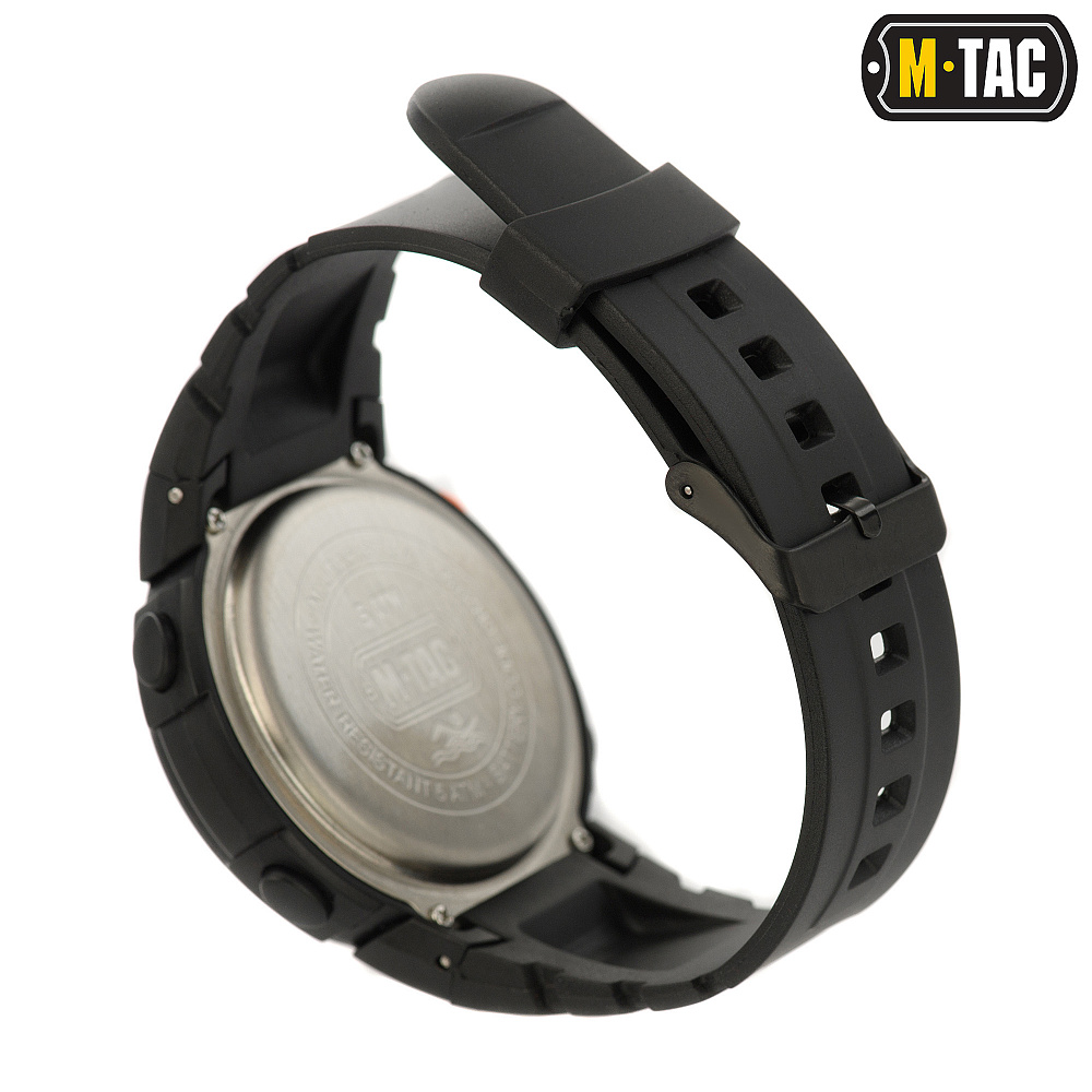 M-Tac годинник тактичний з компасом Black (50003002)
