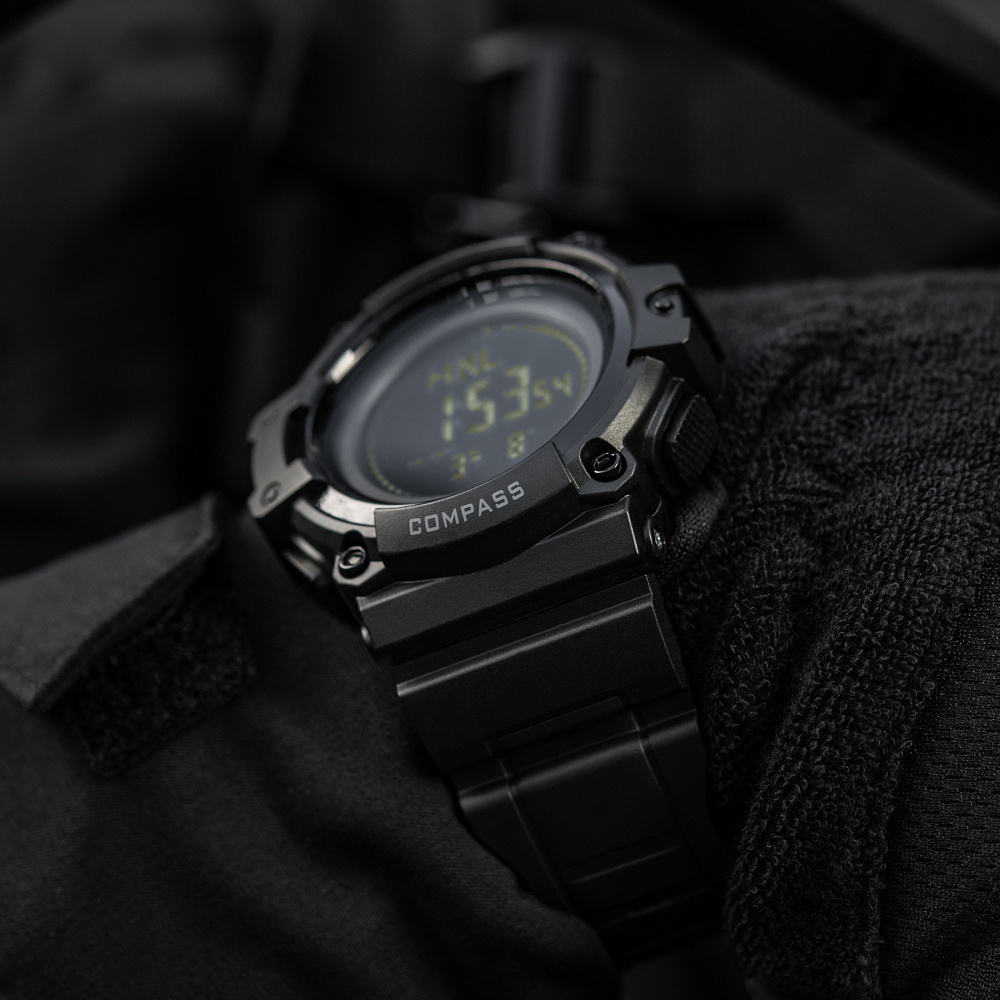M-Tac годинник тактичний з компасом 2233 Black (50010002)