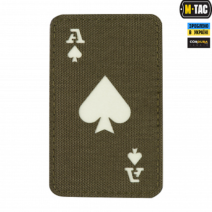 M-Tac нашивка Ace of Spades Laser Cut Ranger Green/GID (51109239)