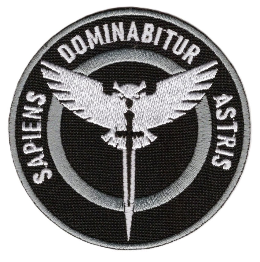 Головне управління розвідки Sapiens dominabitur astris / тк.чорна / нарукавна емблема