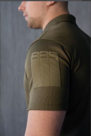 Футболка Поло олива CoolPass Military