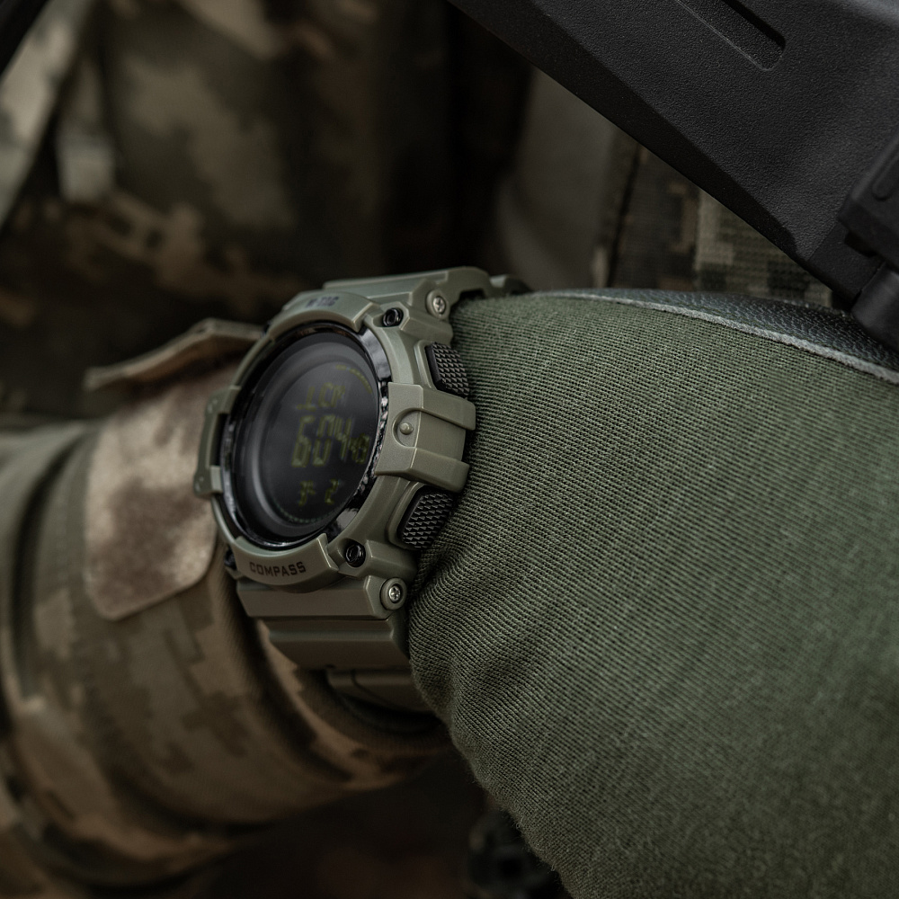 M-Tac годинник тактичний з компасом 2233 Army Green (50010001)
