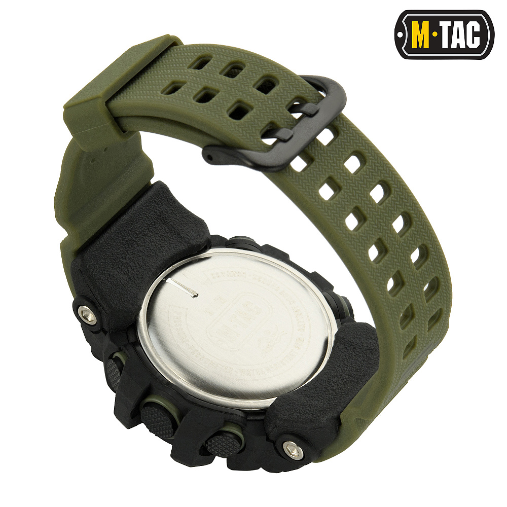 M-Tac годинник тактичний Adventure Black/Olive (50005001)