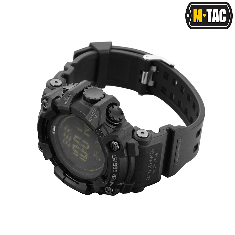 M-Tac годинник тактичний 2037 Black (50007002)