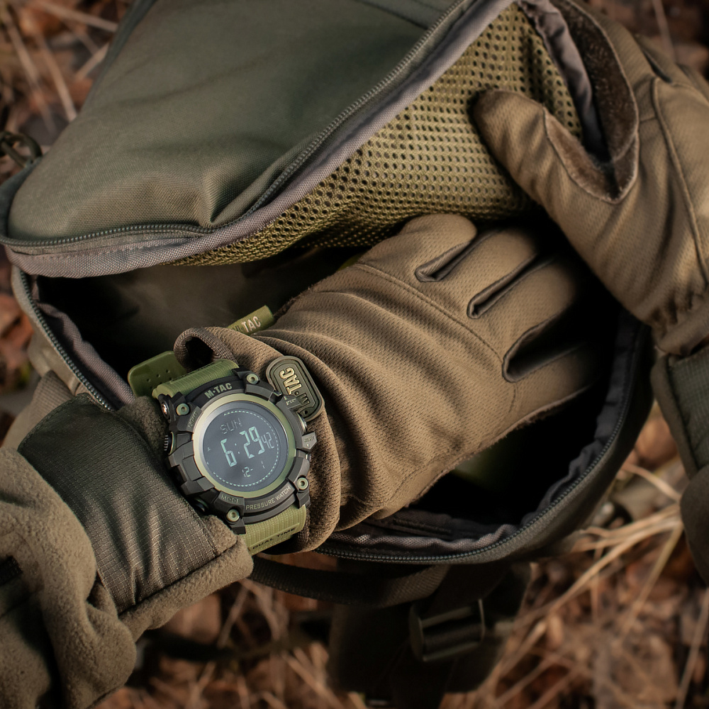 M-Tac годинник тактичний Adventure Black/Olive (50005001)