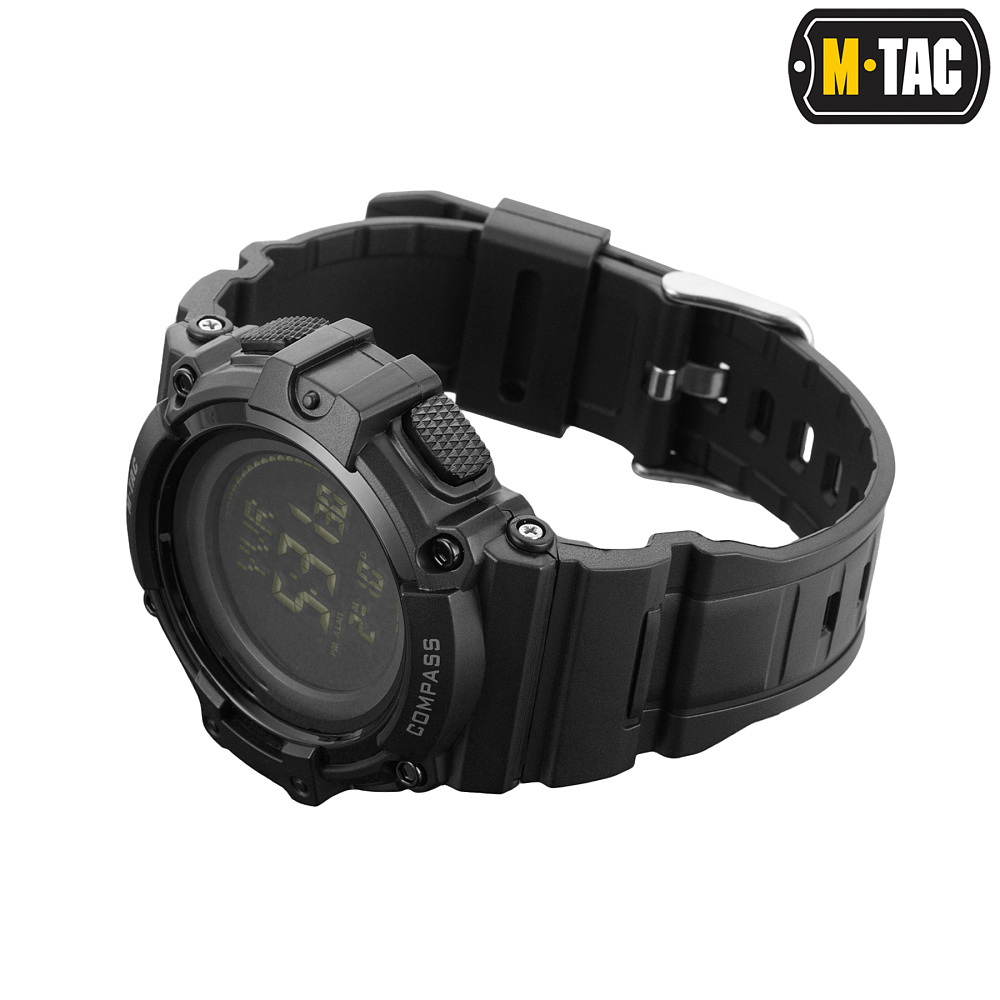 M-Tac годинник тактичний з компасом 2233 Black (50010002)