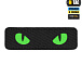 M-Tac нашивка Cat Eyes Laser Cut Black/Green/GID (51507002)