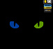 M-Tac нашивка Cat Eyes Laser Cut Multicam/Yellow/Blue/GID (51494998)