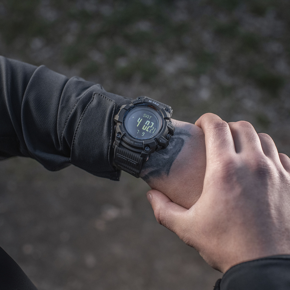M-Tac годинник тактичний Adventure Black (50005002)