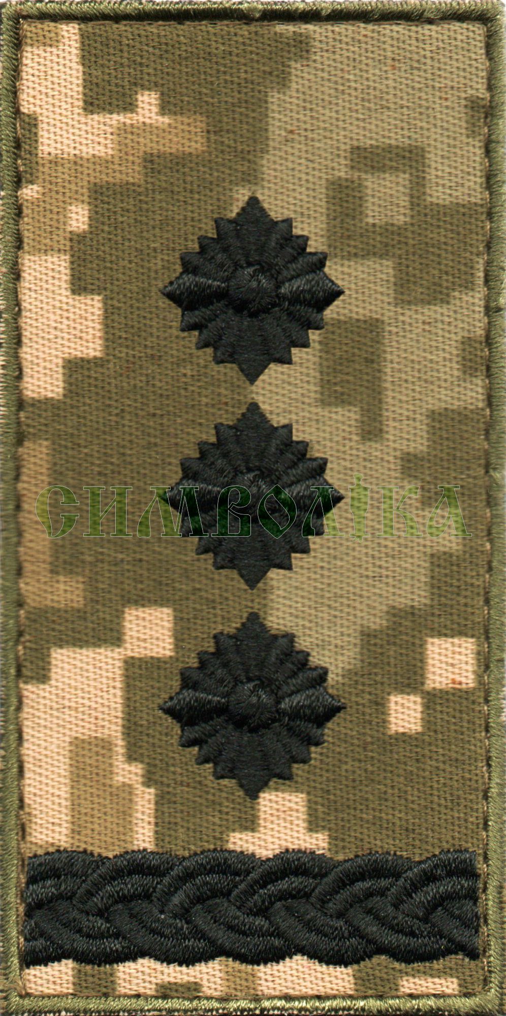 Погон ЗСУ Полковник/ тк.NDU /10х5см !