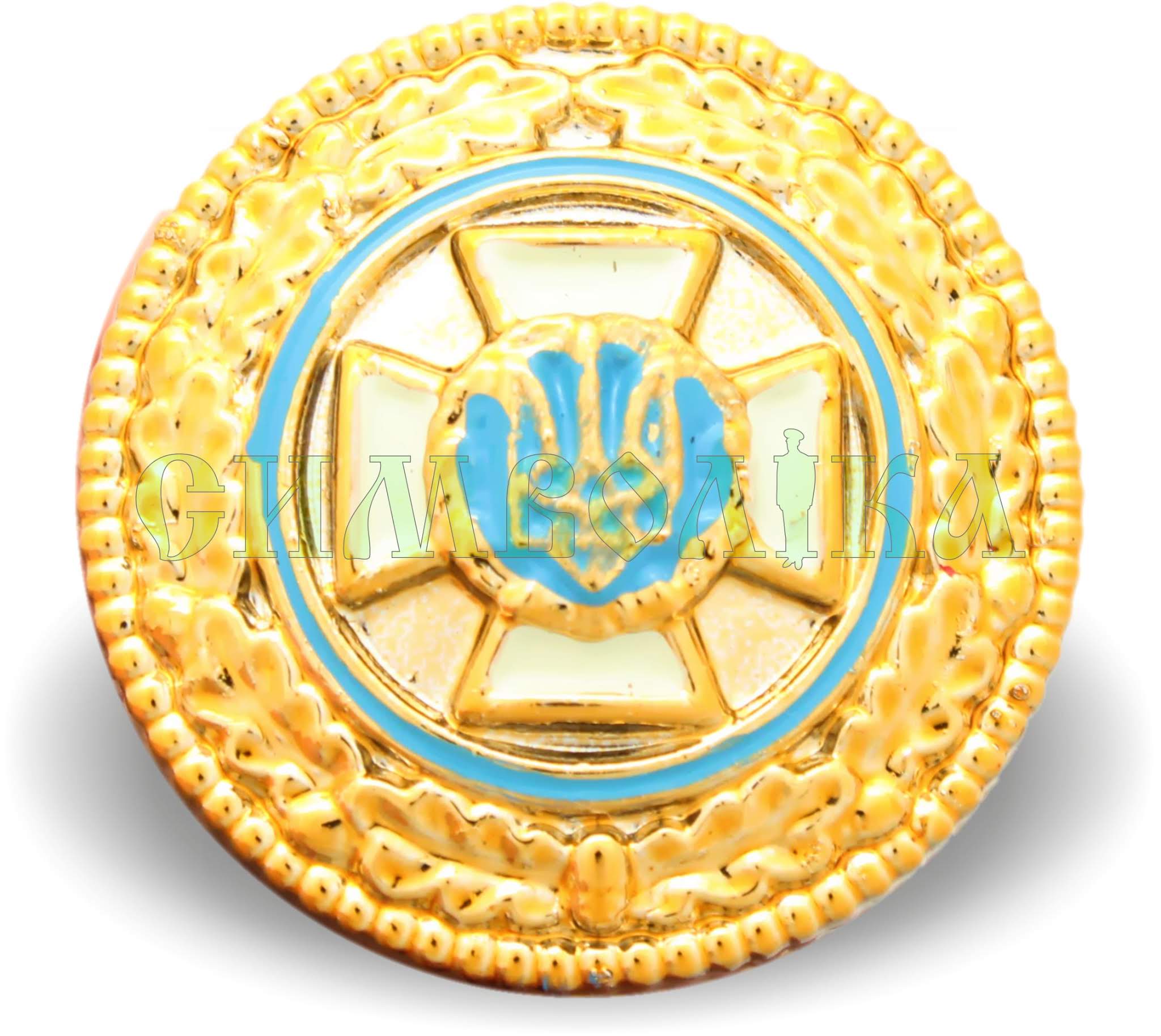 Кокарда ДМБ хрест білий