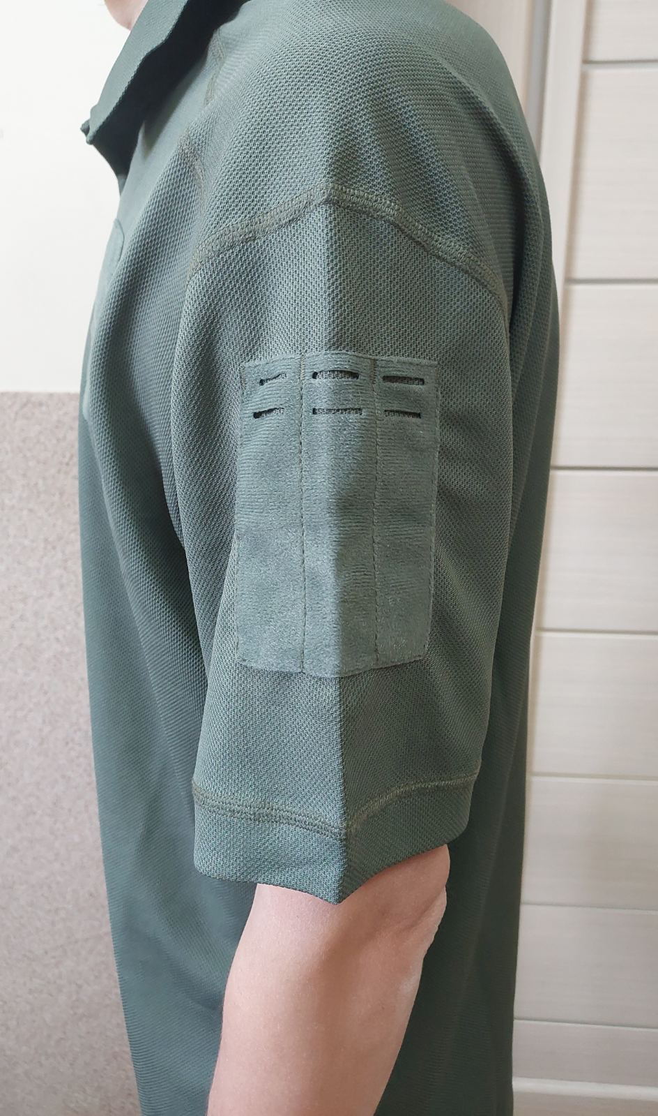 Футболка Поло  CoolPass Pique Military Pluse Олива
