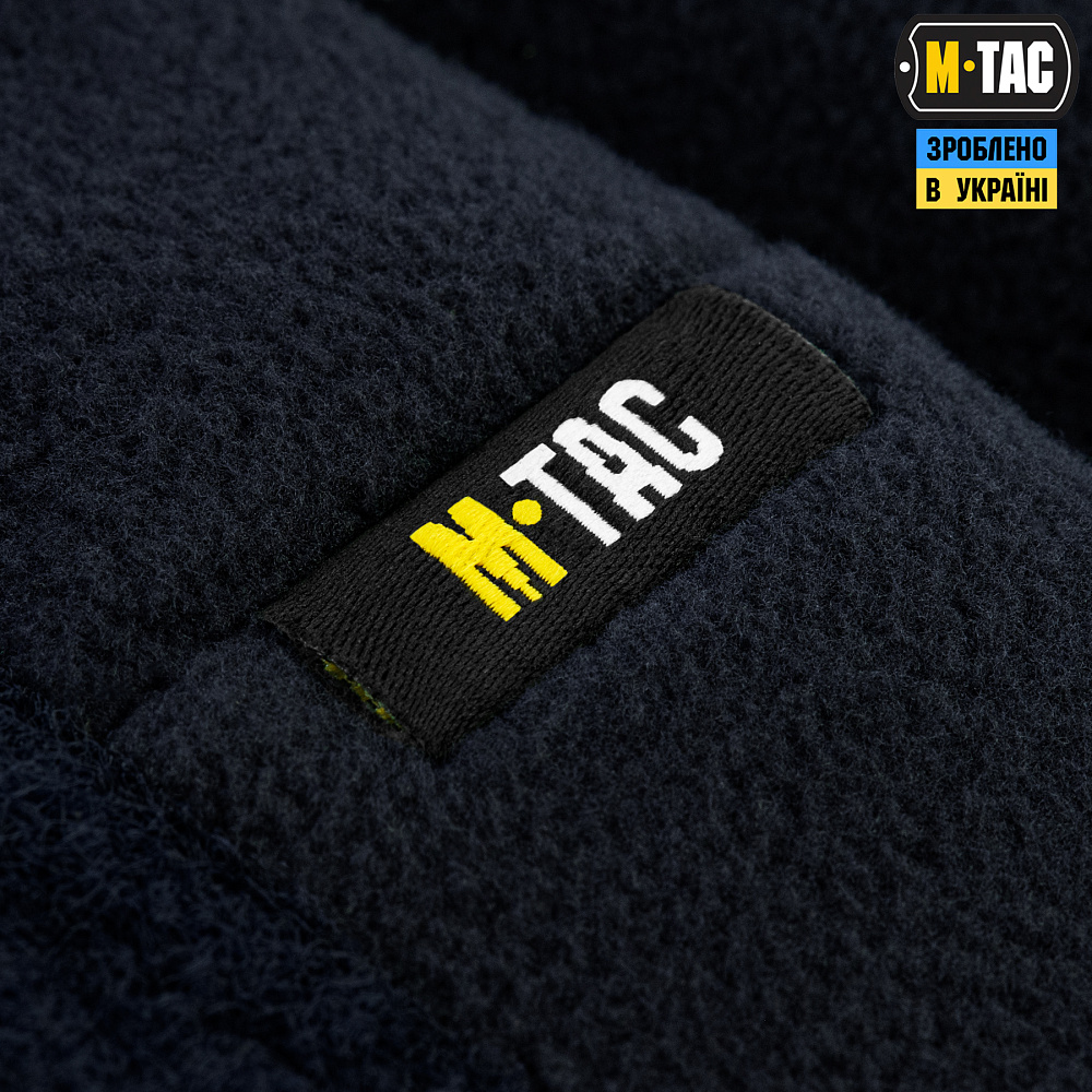 M-Tac шапка Watch Cap Elite фліс (320г/м2) з липучкою Dark Navy Blue (40029015)