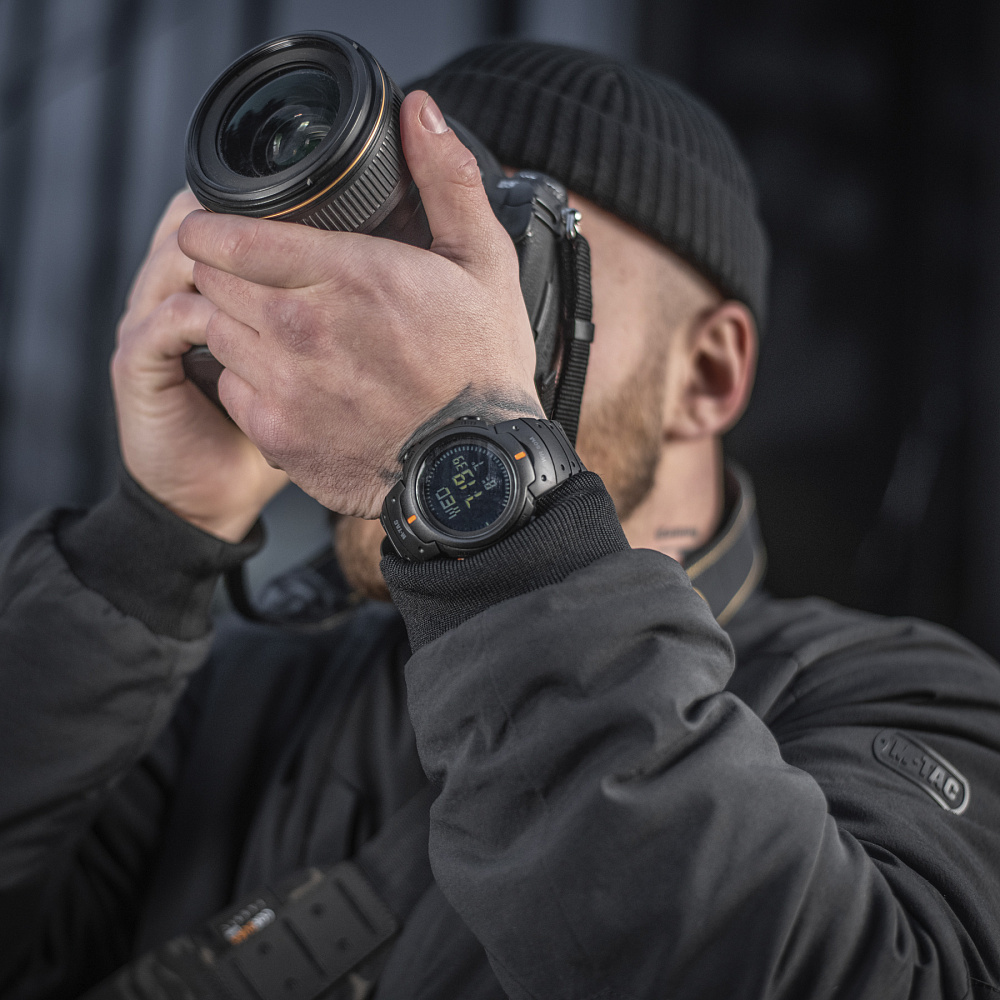 M-Tac годинник тактичний з компасом Black (50003002)