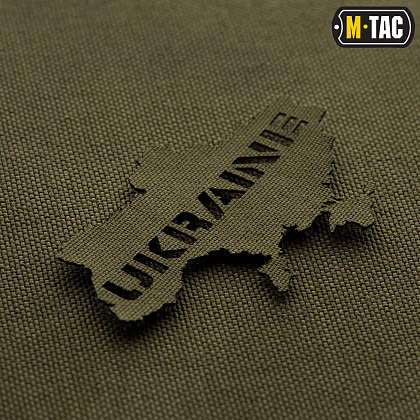 M-Tac нашивка Ukraine (контур) наскрізна Laser Cut Ranger Green (51148023)