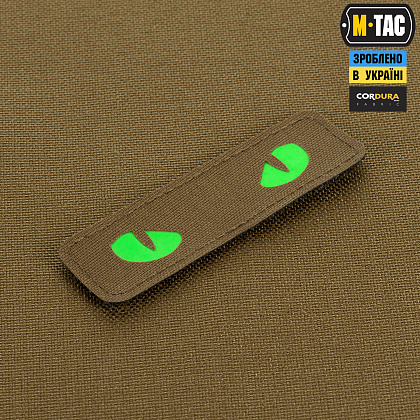 M-Tac нашивка Cat Eyes Laser Cut Coyote/Green/GID (51507005)